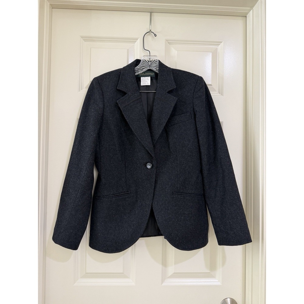 harve benard women 55% wool blazer size 4